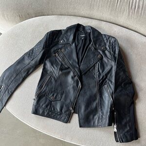 Express Black Leather Jacket